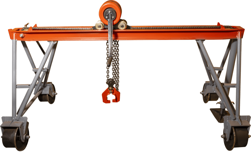 Приспособление передвижное для смены рельс ППЗР-1000