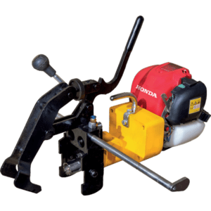 Rail drilling machine