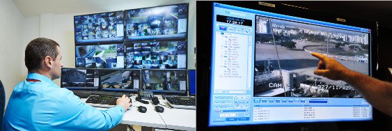 For example, CCTV cameras - solution widely implemented and effectively used at railway stations as an element of a security system