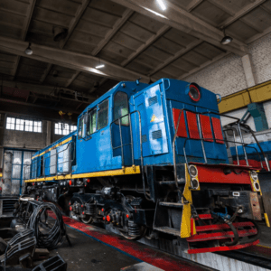 On-site locomotive repair service