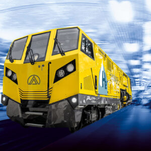 Hydrogen-fueled rail milling track machine