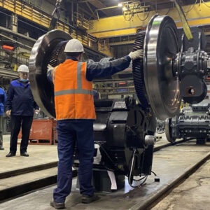 сборке узлов электровоза