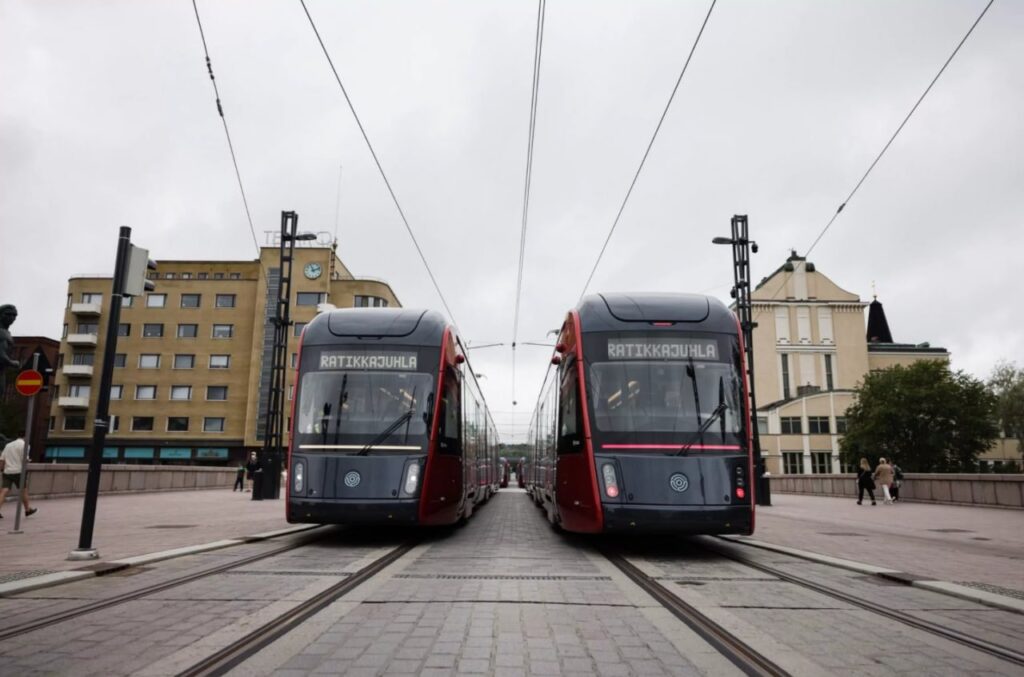 Новые трамваи