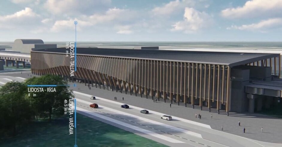 вокзала Rail Baltica