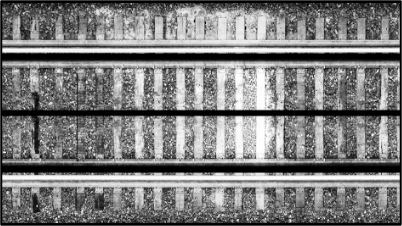 Выплески в колее категории 1-3