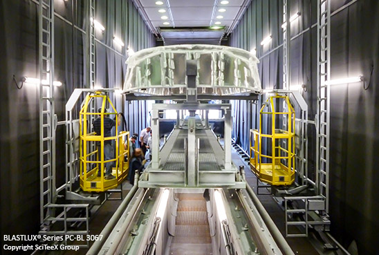 Дробеструминні цехи для рухомого складу