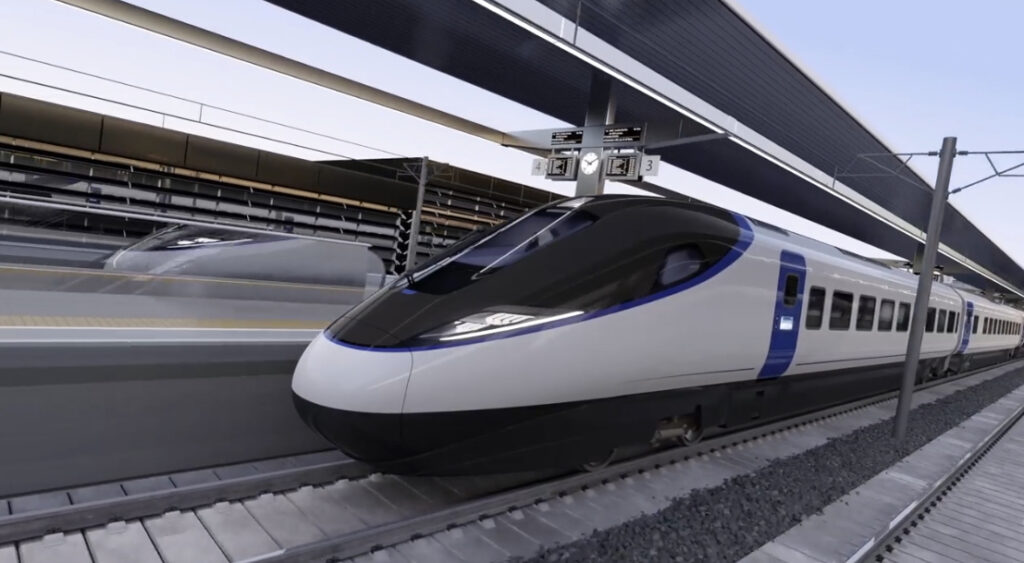 высокоскоростных поезда