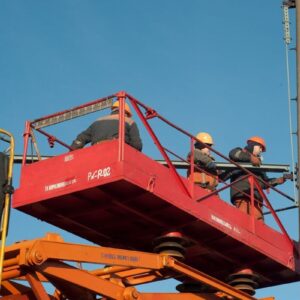 монтаж контактной сети