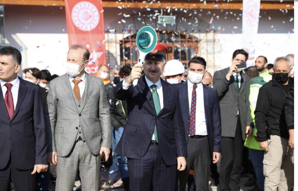 электрифицированный участок на железной дороге