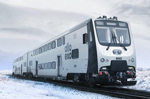 двухэтажные поезда прибыли