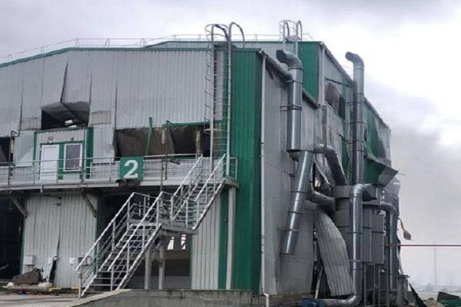 Missile attack on elevator