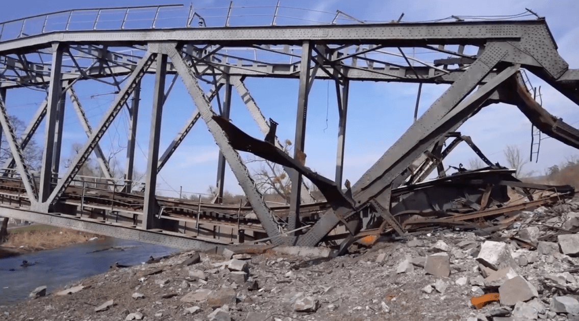 Restoration of railway bridge