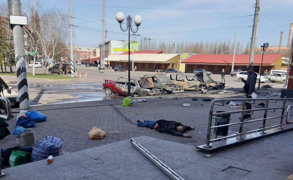 Occupants shelled railway station