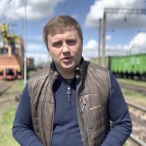 Damaged railway infrastructure