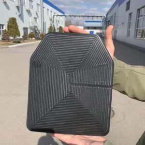 Rubber pads for armor vests