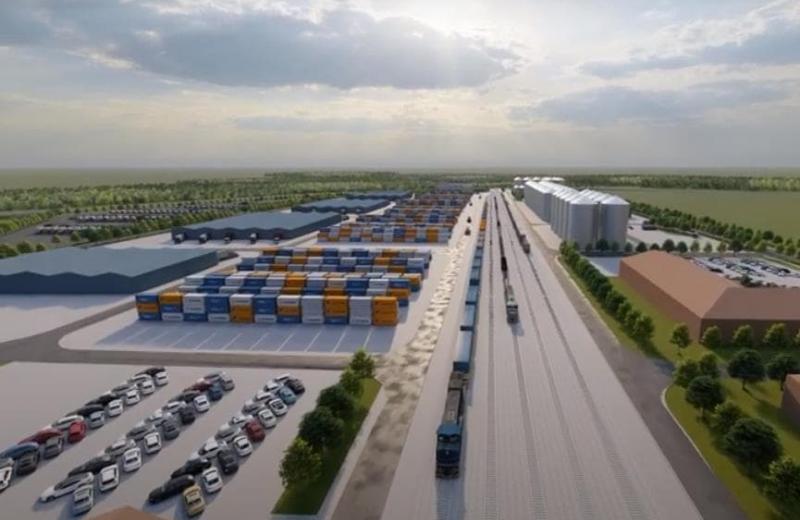 Dry port for agricultural products