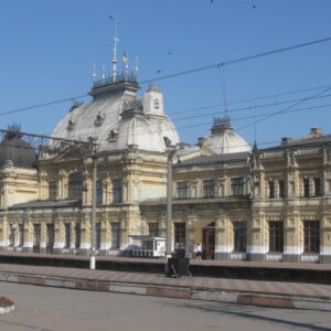 Missile attack on railway station
