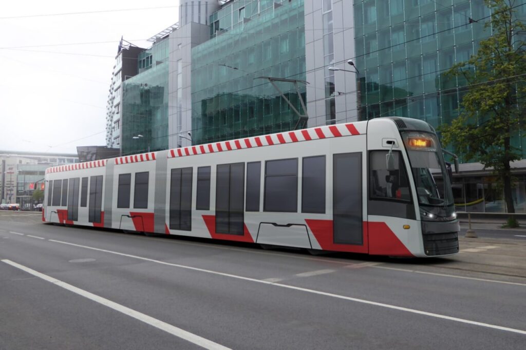 поставку трамваев