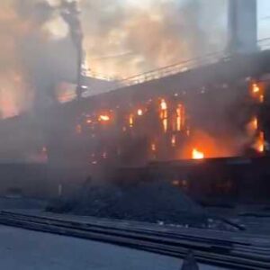 EVRAZ fire