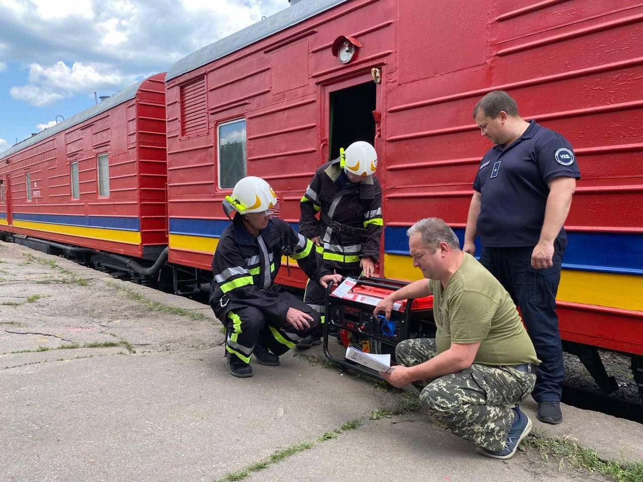 пожежникам Укрзалізниці