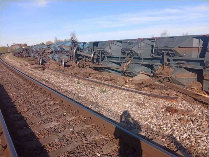 На РЖД продовжуються сходи вантажних вагонів,