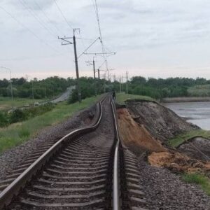 просіло залізничне полотно