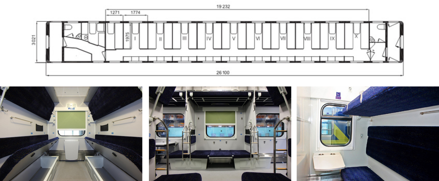 Car with reserved seats 61-779P