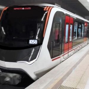 Ескізний проєкт рухомого складу метрополітену з наскрізним проходом через увесь поїзд.