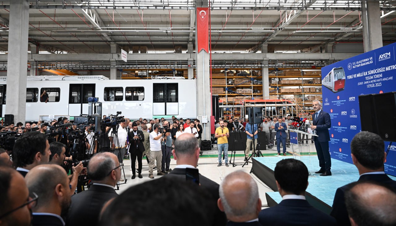 First Turkish Autonomous Metro Train