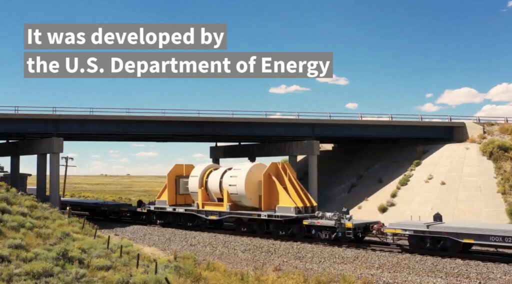 Testing of a 12-axle railroad platform is nearing completion