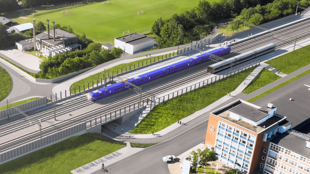 Sweden opens a four-track railway section Malmö – Lund