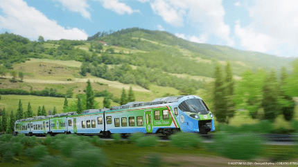 The First Hydrogen Train to Be Presented in Italy