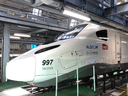 The testing of the TGV M train