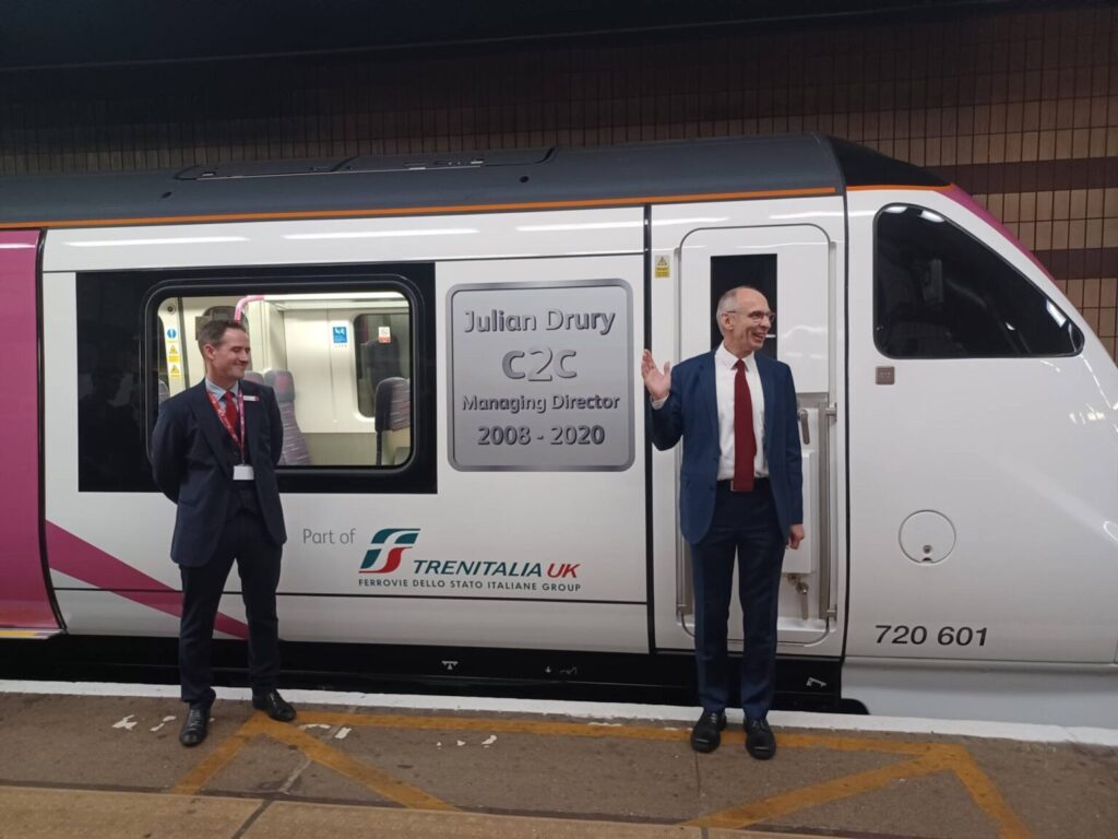 The first Class 720 Aventra trains for c2c