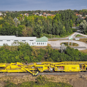 Reconstruction of the railway line
