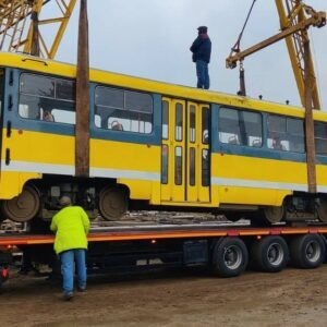 The first tram cars from the Czech Republic have arrived in Kharkiv