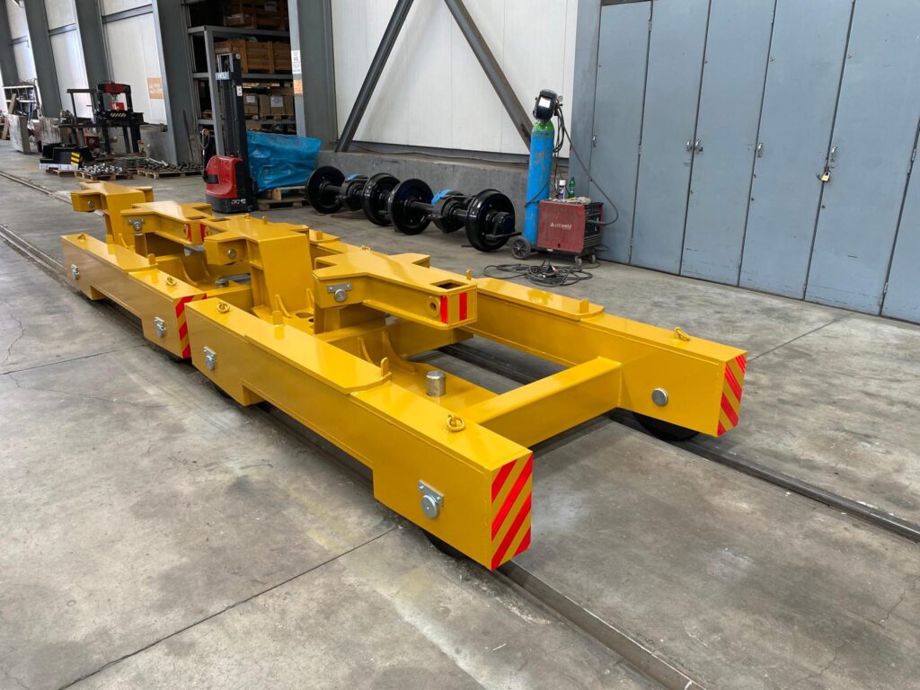 Технологические железнодорожные тележки