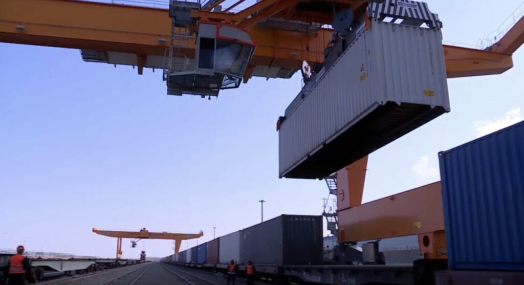 The logistics railroad complex