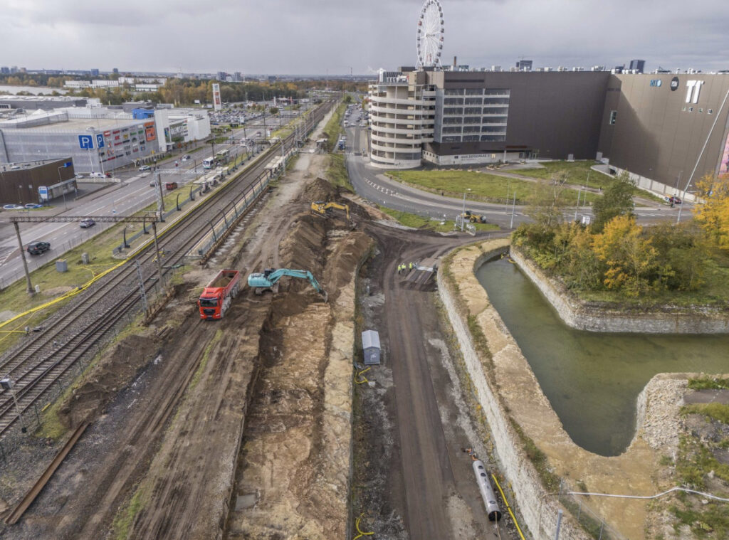 будівництво пасажирського терміналу Rail Baltica Ülemiste