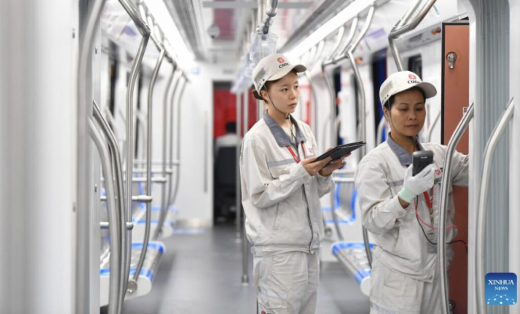 The Mexico City Metro Line, renovated by a Chinese company, has commenced operation.
