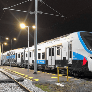 The launch of the new generation RER NG trains in Paris