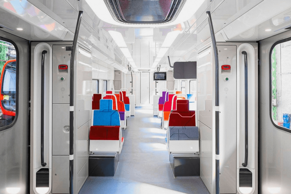 The launch of the new generation RER NG trains in Paris