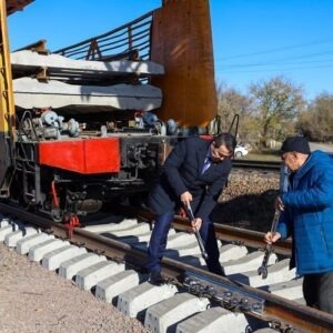 construction has begun on a railway