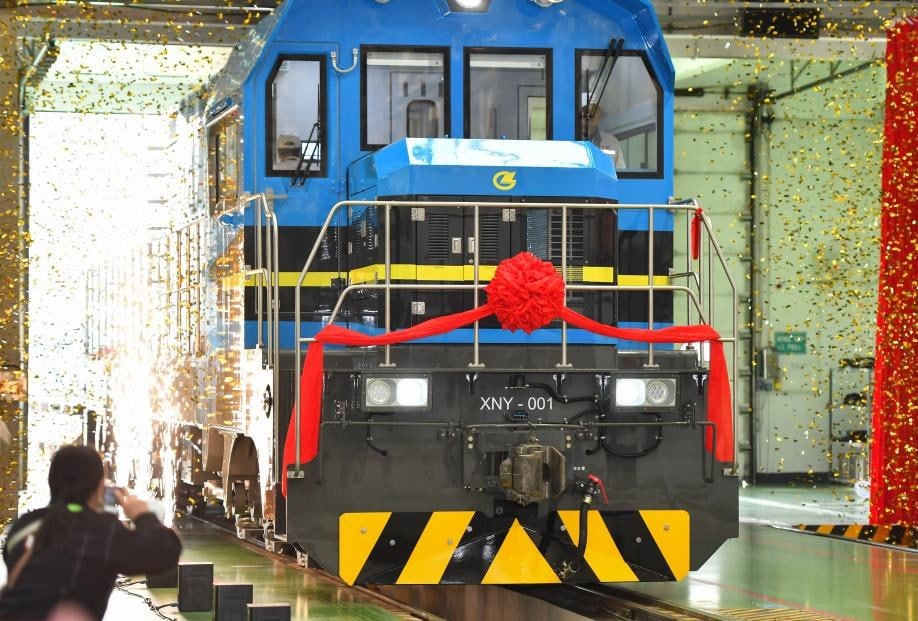 shunting locomotive with battery traction