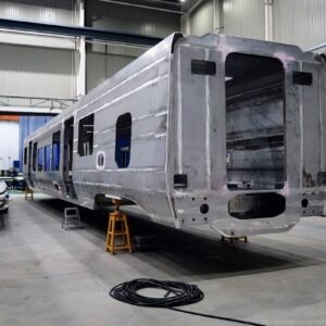 Production of aluminum bodies for Stadler trains