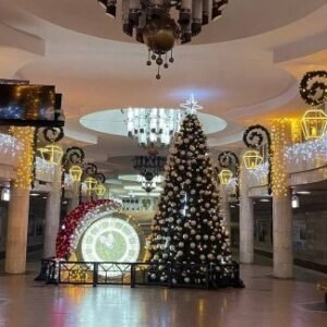 Головна ялинка Харкова знову встановлена в метро