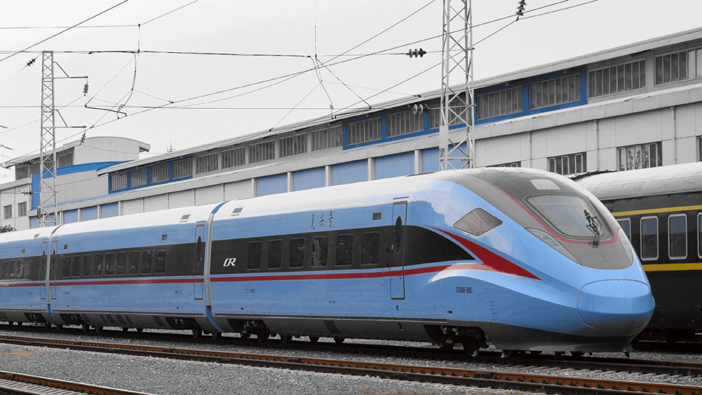 Construction of a high-speed railway Construction of a high-speed railway