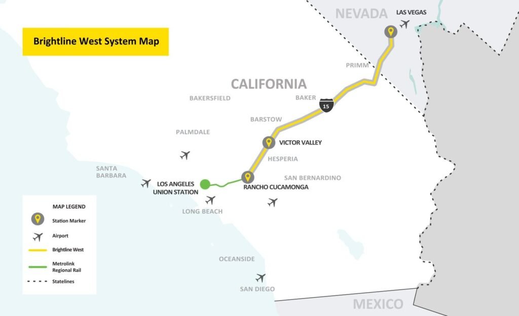 The high-speed rail line