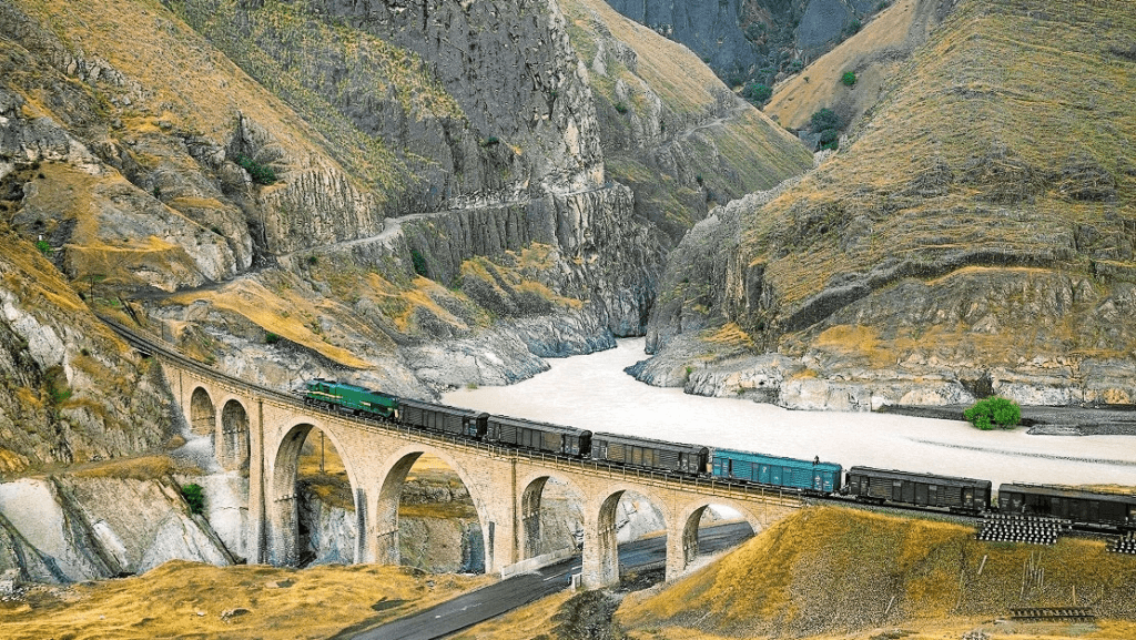 the completion of the railway construction