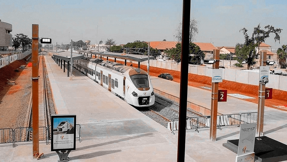 Construction of a railway line